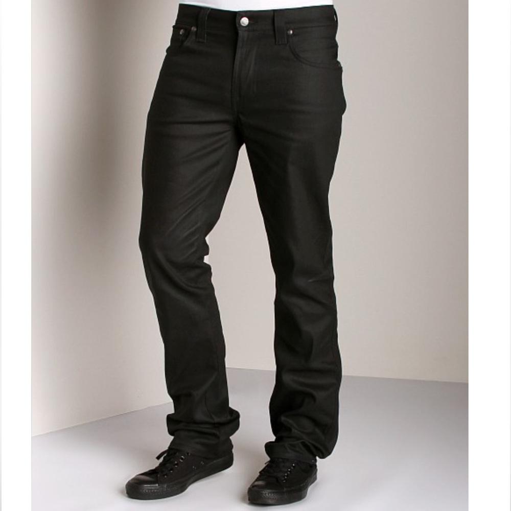 Nudie  Slim Jim Black Jeans